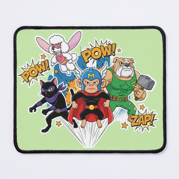 Item preview, Animal Avengers – Retro Comic Hero Squad designed and sold by Unwrapfashion.