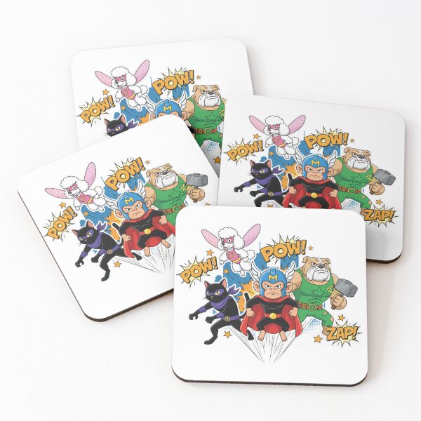 Item preview, Animal Avengers – Retro Comic Hero Squad designed and sold by Unwrapfashion.
