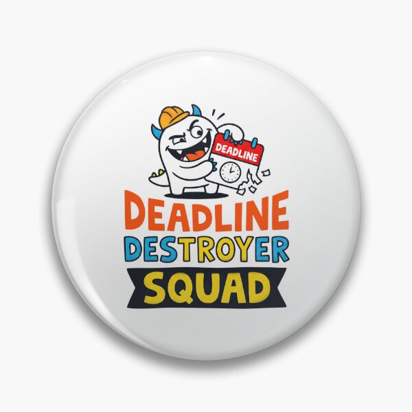 Item preview, Deadline Destroyer Squad Monster - Funny Office Theme designed and sold by Frezcola.