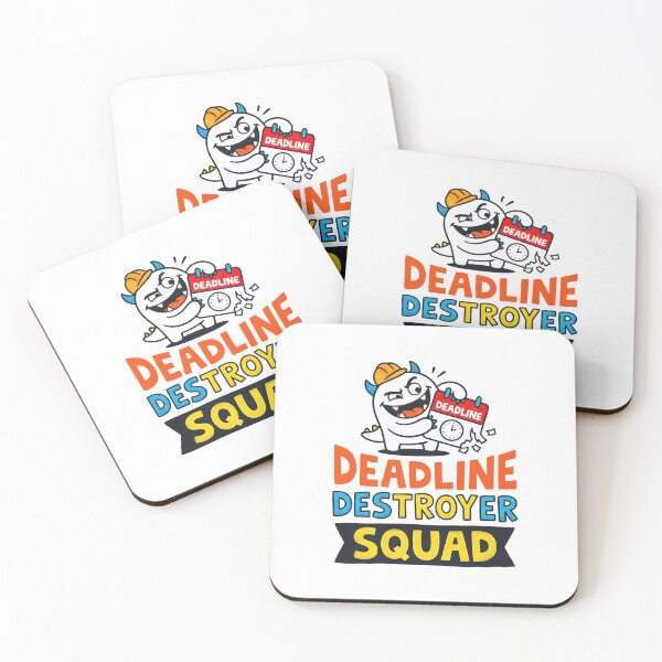 Item preview, Deadline Destroyer Squad Monster - Funny Office Theme designed and sold by Frezcola.