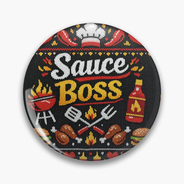 Item preview, Sauce Boss Grill Master in Ugly Christmas Look designed and sold by Mauswohn.