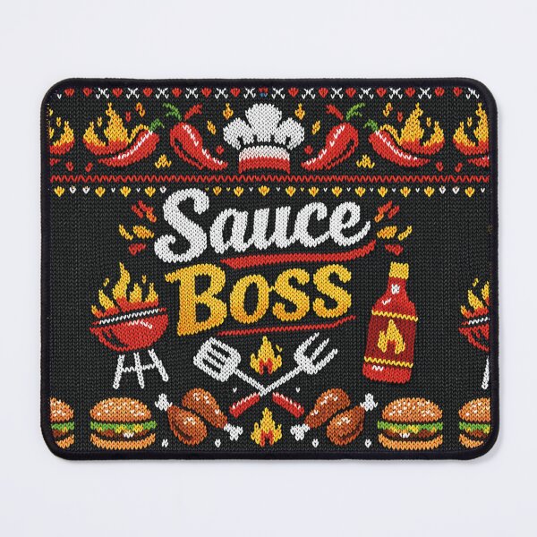 Item preview, Sauce Boss Grill Master in Ugly Christmas Look designed and sold by Mauswohn.