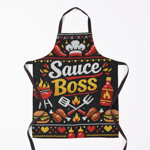 Item preview, Sauce Boss Grill Master in Ugly Christmas Look designed and sold by Mauswohn.