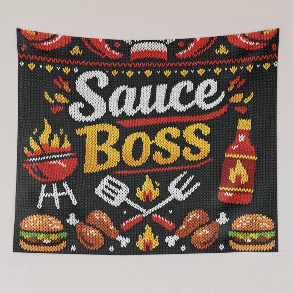 Item preview, Sauce Boss Grill Master in Ugly Christmas Look designed and sold by Mauswohn.