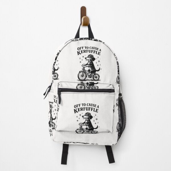 Item preview, Funny Womens Dachshund Off To Cause Kerfuffle Bicycle designed and sold by Pawsome Quotes.