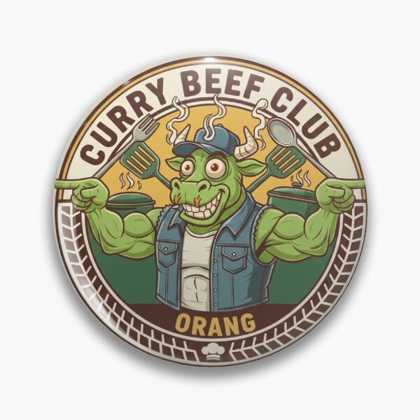 Item preview, Curry beef club mascot orang designed and sold by renkid.