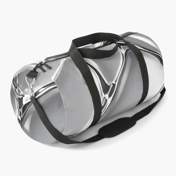 Item preview, Liquid Chrome Mosaic — Silver Abstract Cells designed and sold by Kaleidoscope Print.