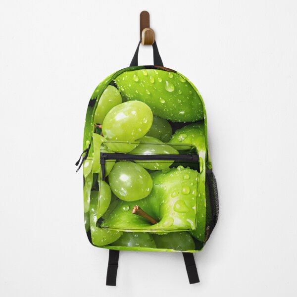 Item preview, Fresh Green Apples & Grapes — Juicy Dew Drops designed and sold by Kaleidoscope Print.