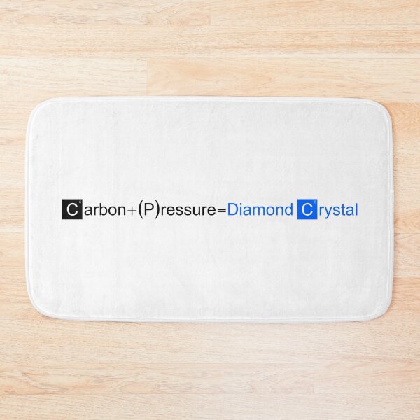 Item preview, No Pressure No Diamonds - Growth Mindset Chemistry Equation designed and sold by XIOMOS.