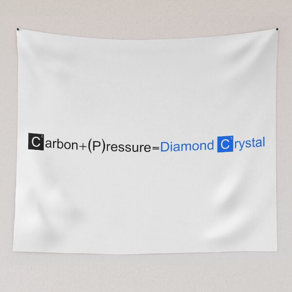 Item preview, No Pressure No Diamonds - Growth Mindset Chemistry Equation designed and sold by XIOMOS.