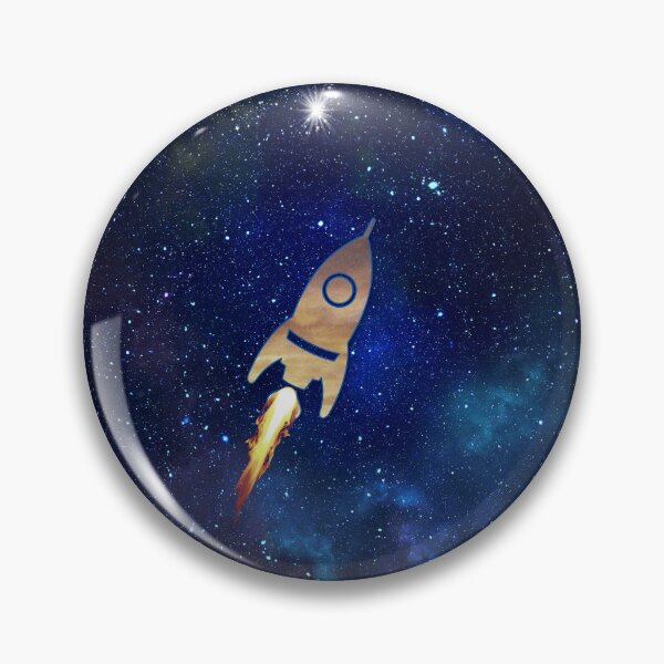Item preview, Classic Rocket Cosmic Space Travel Illustration designed and sold by 3DDesignSpot.