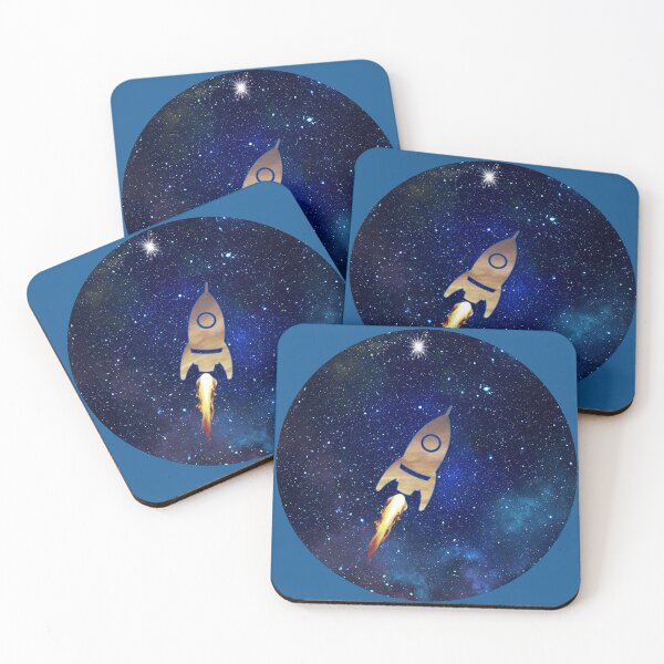 Item preview, Classic Rocket Cosmic Space Travel Illustration designed and sold by 3DDesignSpot.