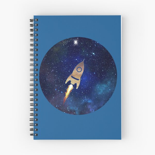 Item preview, Classic Rocket Cosmic Space Travel Illustration designed and sold by 3DDesignSpot.