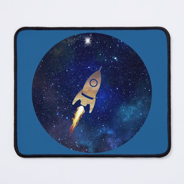 Item preview, Classic Rocket Cosmic Space Travel Illustration designed and sold by 3DDesignSpot.