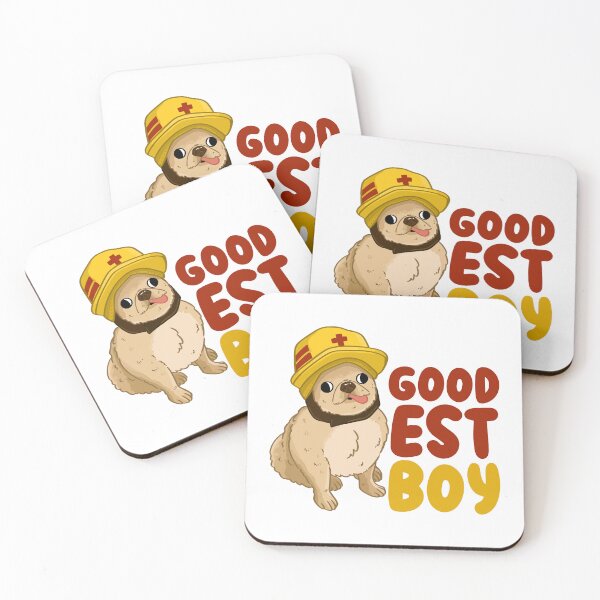 Item preview, Goodest Boy Firefighter Dog Illustration designed and sold by fspwbv.