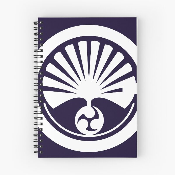 Item preview, Letter G Monogram - Ginkgo Samurai Crest (White on Dark) designed and sold by ZenCircle.