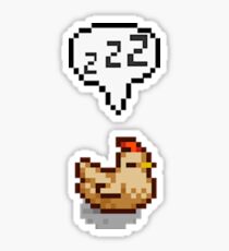 Stardew Valley: Sleeping White Chicken Sticker
