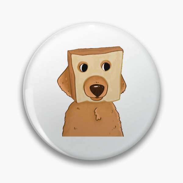 Item preview, Funny Bread Head Dog Illustration designed and sold by fspwbv.