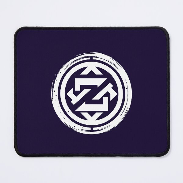 Item preview, Letter Z Monogram - Zen Circle Samurai Crest (White on Dark) designed and sold by ZenCircle.