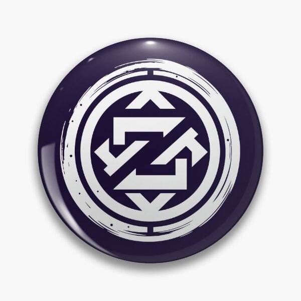Item preview, Letter Z Monogram - Zen Circle Samurai Crest (White on Dark) designed and sold by ZenCircle.