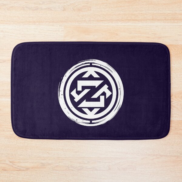 Item preview, Letter Z Monogram - Zen Circle Samurai Crest (White on Dark) designed and sold by ZenCircle.