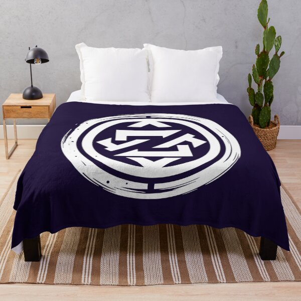Item preview, Letter Z Monogram - Zen Circle Samurai Crest (White on Dark) designed and sold by ZenCircle.