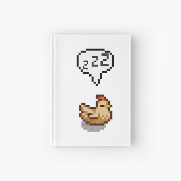 Stardew Valley: Sleeping White Chicken Hardcover Journal