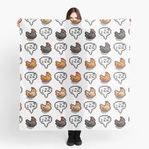 Stardew Valley: Sleeping White Chicken Scarf