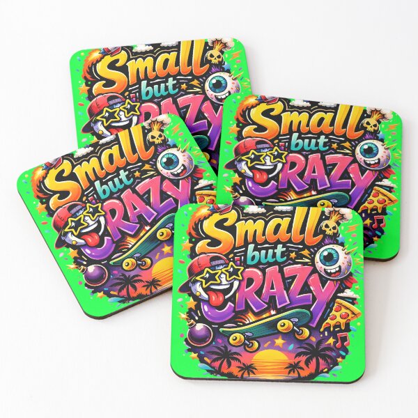 Item preview, Small But Crazy Street Art Graffiti Skateboard Pizza designed and sold by DrukNaStyl.