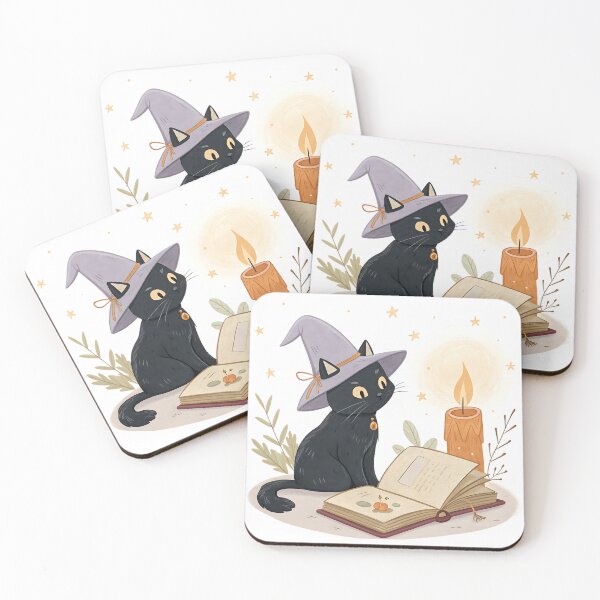 Item preview, Cozy Witch Cat designed and sold by Neural-canvas.