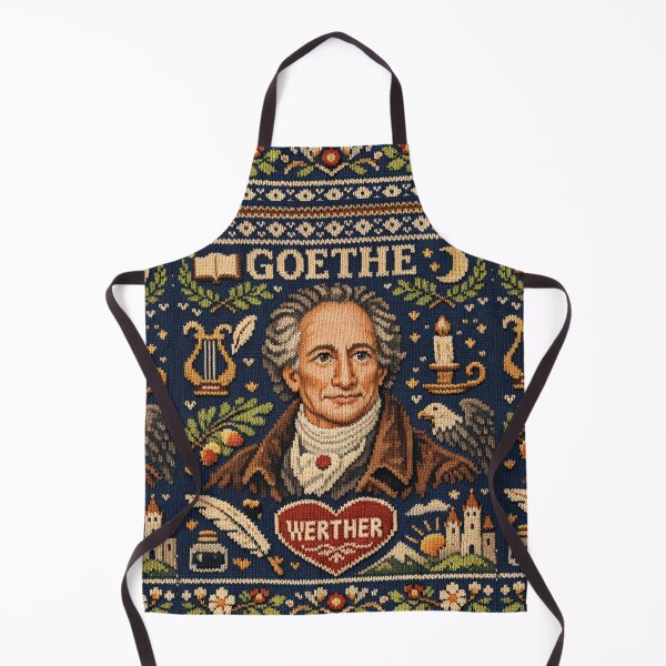 Item preview, Goethe portrait in a classic literary knitting pattern designed and sold by Mauswohn.