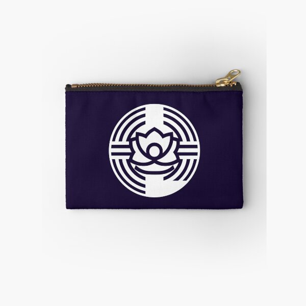 Item preview, Letter L Monogram - Lotus Samurai Crest (White on Dark) designed and sold by ZenCircle.