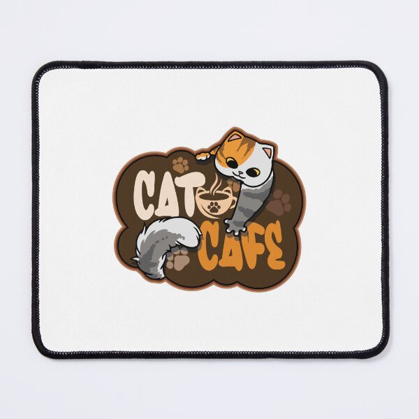 Item preview, Cat Cafe Cute Cat Illustration designed and sold by fspwbv.