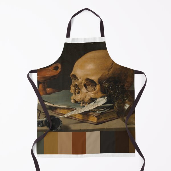 Item preview, Still Life with Skull and Quill (1628) by Pieter Claesz designed and sold by artisamalady.