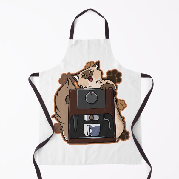 Item preview, Barista Cat Making Coffee designed and sold by fspwbv.
