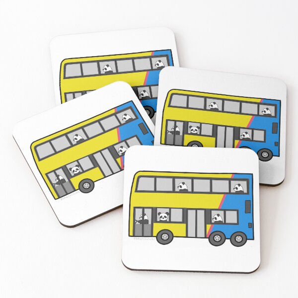 Item preview, Pandas on Double Decker in Hong Kong designed and sold by Adaptixstudio.