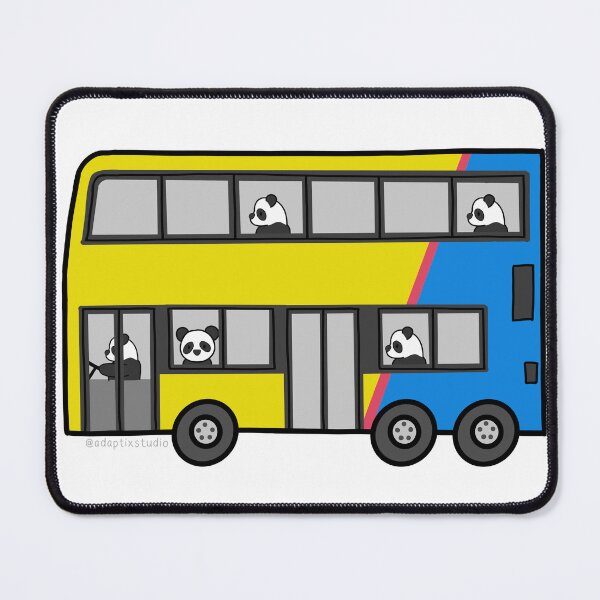 Item preview, Pandas on Double Decker in Hong Kong designed and sold by Adaptixstudio.