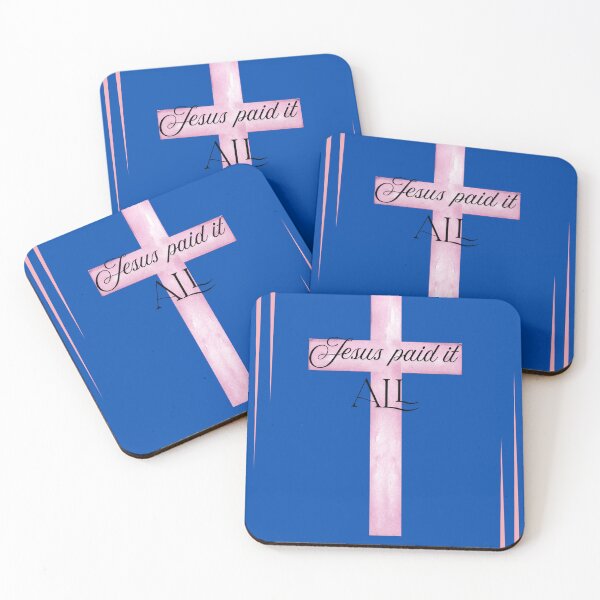 Item preview, Jesus paid it all Christian design designed and sold by TheProverbsMom.