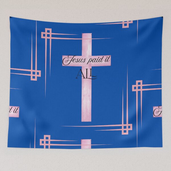 Item preview, Jesus paid it all Christian design designed and sold by TheProverbsMom.
