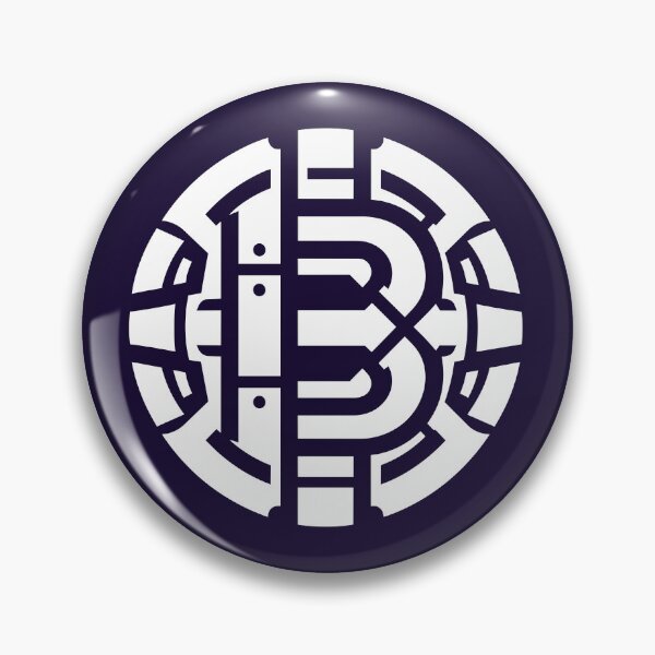 Item preview, Letter B Monogram - Bamboo Samurai Crest (White on Dark) designed and sold by ZenCircle.