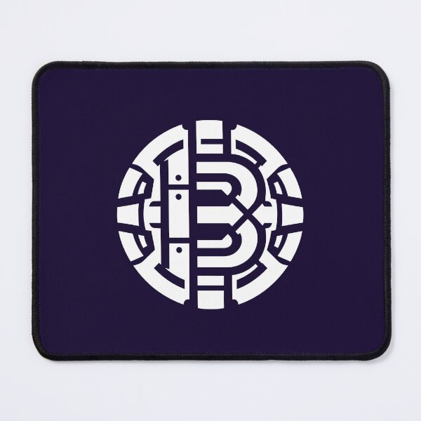 Item preview, Letter B Monogram - Bamboo Samurai Crest (White on Dark) designed and sold by ZenCircle.