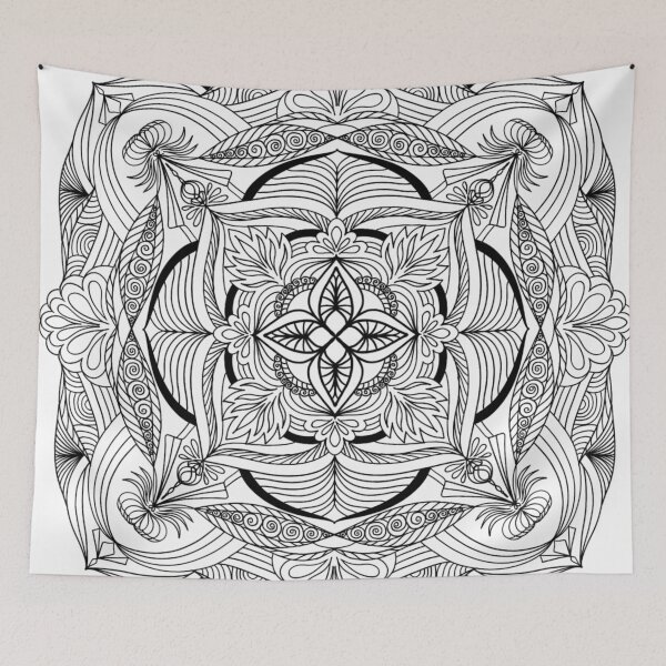 Item preview, mandala art designed and sold by Anna's Gallery.