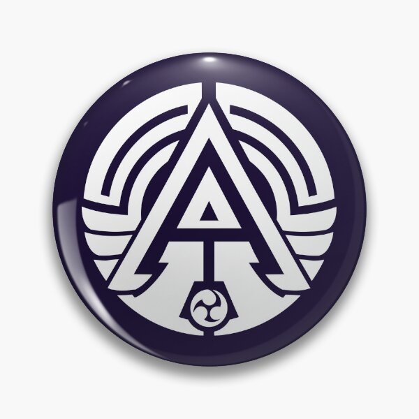 Item preview, Letter A Monogram - Arrow Samurai Crest (White on Dark) designed and sold by ZenCircle.