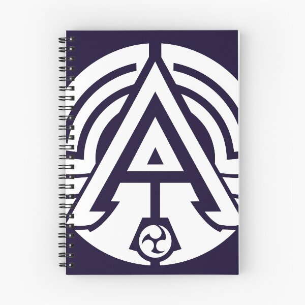 Item preview, Letter A Monogram - Arrow Samurai Crest (White on Dark) designed and sold by ZenCircle.