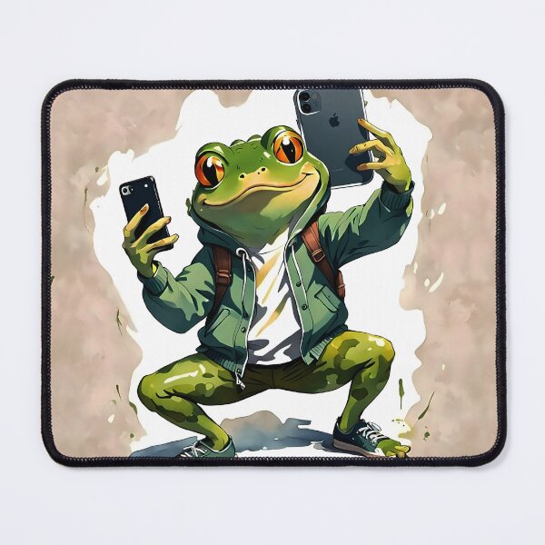 Item preview, Cool Crazy Frog with phone going to scool designed and sold by Erlin Rudho.