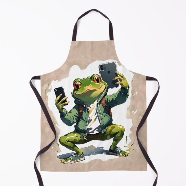 Item preview, Cool Crazy Frog with phone going to scool designed and sold by Erlin Rudho.