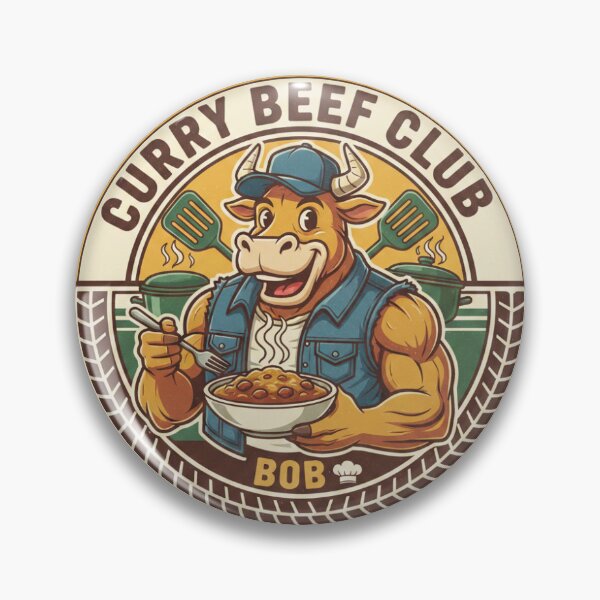 Item preview, Curry Beef Club Mascot Bob designed and sold by renkid.