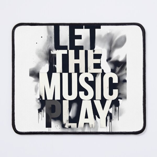 Item preview, Let The Music Play Fire Skull Headphones Rock Art designed and sold by DrukNaStyl.