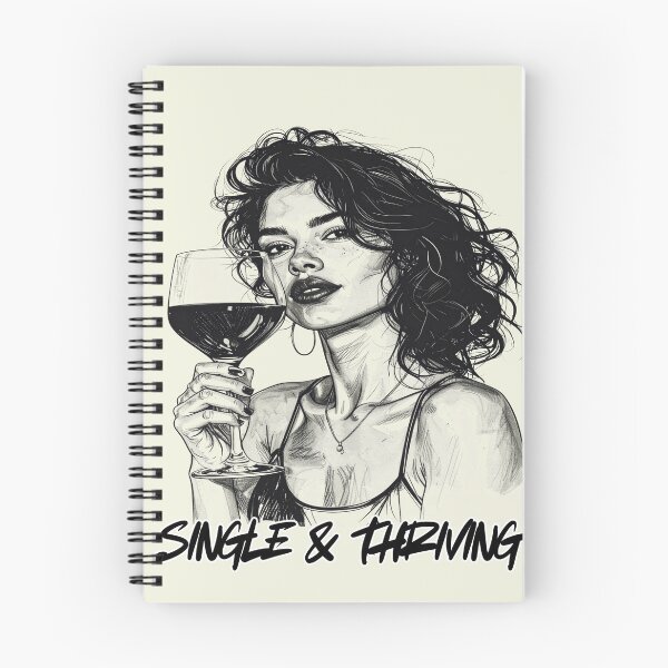 Item preview, Happily single, content and free, single and thriving designed and sold by LiskoDesign.