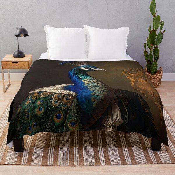 Item preview, Dark Renaissance Peacock Noble Royal Portrait designed and sold by Rutvain.